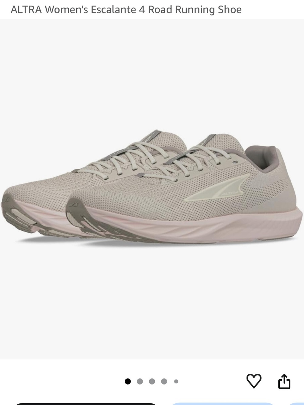 Altra Women's Escalante 4 Running Shoe - tan, size 7.5